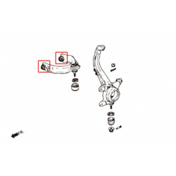 Accord 6th 1997-2002 Honda Bras supérieur avant Bush Hardrace