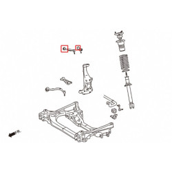 LS 4th XF40 07–17 Lexus Bras supérieur avant silentbloc Hardrace