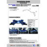 Corolla altis auris 9th E120 E130 2000-2007 Toyota Barre antiroulis avant Hardrace