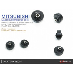 Lancer evolution 7-9th CT9A Mitsubishi Bras inférieur avant silentbloc Hardrace