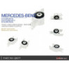 A-class W176 Mercedes-benz Front Lower Bras de suspension silentbloc Hardrace