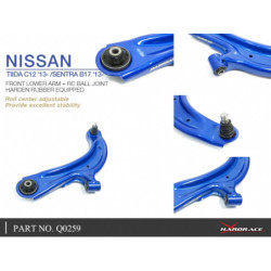 Tiida versa 2nd C12 2013-2023 Nissan Rc Front Lower Bras de suspension Hardrace