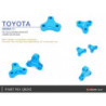Sienna 3rd XL30 2011-2020 Toyota Geometry Correction Spacer Hardrace