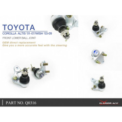 Corolla altis auris 9th E120 E130 2000-2007 Toyota Front Lower Ball Joint Hardrace