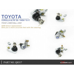 Corolla altis auris 10th E140 E150 2006-2013 Toyota Front Lower Ball Joint Hardrace