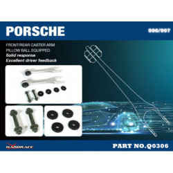 Boxster cayman 986 Porsche Front rear Caster Bras Hardrace