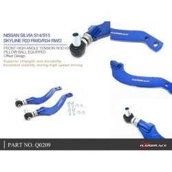 240SX SILVIA 6-7th S14 S15 Nissan Front High Angle Tension Rod Hardrace