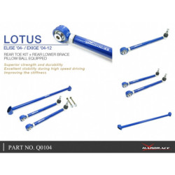 Elise Series 2 2001-2011 Lotus Rear Toe Kit + Rear Lower Brace Hardrace