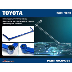 RAV4 XA40 2013-2018 Toyota Front Lower 4 Points Brace Hardrace