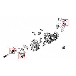 Terios 2nd J200 F700 2006–2017 Daihatsu Front Diff. Front rear Mount silentbloc Hardrace