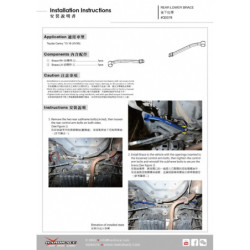 Camry 7th Toyota Rear Lower Brace Hardrace