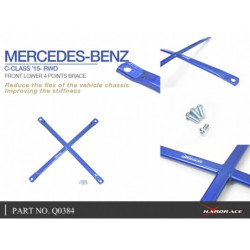 C-class W205 2015-2021 Mercedes-benz Front Lower 4 Points Brace Hardrace