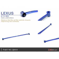 IS 3rd XE30 2014-present Lexus Rear Lower Brace Hardrace