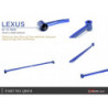 IS 3rd XE30 2014-present Lexus Rear Lower Brace Hardrace