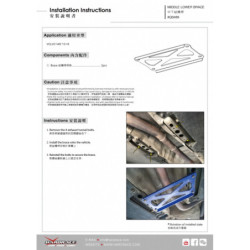 V40 2013-2019 Volvo Middle Lower Brace Hardrace