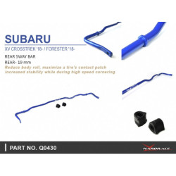 Xv crosstrek GT 2017-2022 Subaru Barre antiroulis arrière Hardrace