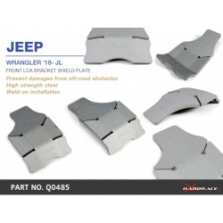 Wrangler JL 2018-present Jeep Front Lca Skid Plate Hardrace