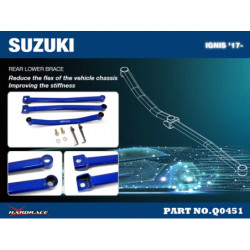 Ignis 2017-Present Suzuki Rear Lower Brace Hardrace