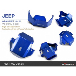 Wrangler JL 2018-present Jeep Fad Skid Plate Hardrace