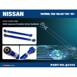 Patrol Y60 GQ 1988-1997 Nissan Bras inférieur arrière - Lift 0~4 Inches Hardrace