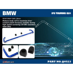 5 Series G30 G31 BMW Barre antiroulis arrière Hardrace