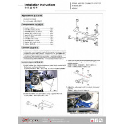 Civic 6th Honda Brake Master Cylinder Stopper Hardrace