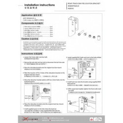 Wrangler JL 2018-present Jeep Rear Track Bar Relocation Bracket Hardrace