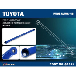 Prius alpha ZVW40 2012-2021 Toyota Front Lower Brace Hardrace