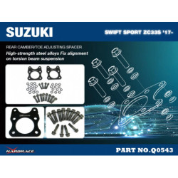 Swift 4th ZCx3 Suzuki Rear Camber toe Adjusting Spacer Hardrace