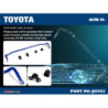 Corolla altis auris 12th ALTIS E210 2018- Toyota Barre antiroulis arrière Hardrace