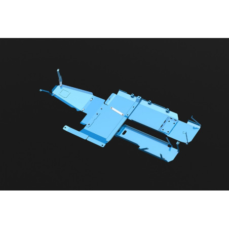 Wrangler unlimited JLU 2018-present Jeep Skid Plate Hardrace