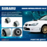 Impreza 2nd WRX GD GG 2001-2006 Subaru Rear Diff Support Member silentbloc Hardrace