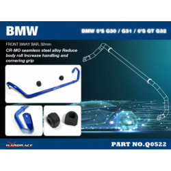 5 Series G30 G31 BMW Barre antiroulis avant Hardrace