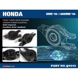 Civic 10th Honda Bras inférieur avant silentbloc Hardrace