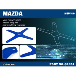 3 AXELA 4th BP 2019-present Mazda Middle Lower Brace Hardrace