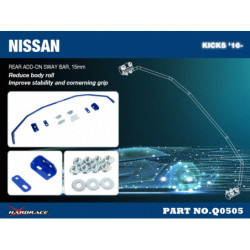 Kicks P15 2016-present Nissan Rear Add-on Barre antiroulis Hardrace