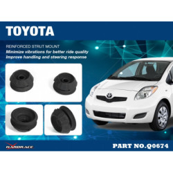 Yaris vitz 2nd XP90 NCP9x 2005~2014 Toyota Reinforced Front Strut Mount Hardrace