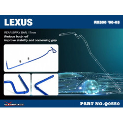 RX 1st XU10 1998-2003 Lexus Barre antiroulis arrière Hardrace