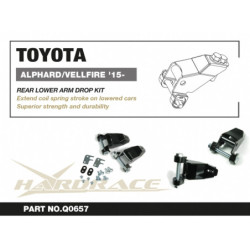 Alphard vellfire 3rd 2015-2023 Toyota Bras inférieur arrière Drop Kit Hardrace