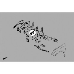 Focus MK2 Ford Harden Support moteur Set Hardrace