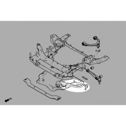 X5 E70 BMW Bras inférieur avant Hardrace