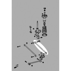RX 1st XU10 1998-2003 Lexus Rear Lateral Rear Bras Hardrace