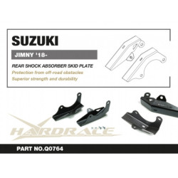 Jimny 4th 2018-present Suzuki Rear Shock Absorber Skid Plate Hardrace