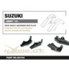 Jimny 4th 2018-present Suzuki Rear Shock Absorber Skid Plate Hardrace