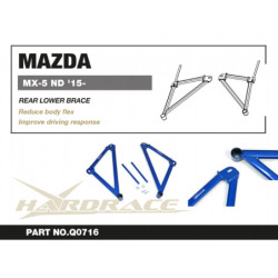 MX-5 MIATA 4th ND 2015- Mazda Rear Lower Brace Hardrace