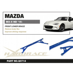 MX-5 MIATA 4th ND 2015- Mazda Front Lower Brace Hardrace