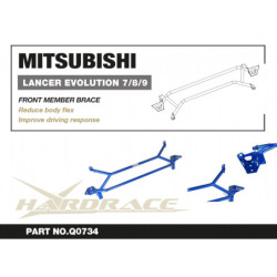 Lancer evolution 7-9th CT9A Mitsubishi Front Member Brace Hardrace