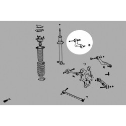 LS 4th XF40 07–17 Lexus Rear Upper Kit carrossage Hardrace
