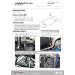 Jimny 4th 2018-present Suzuki Fuel Tank Skid Plate Hardrace
