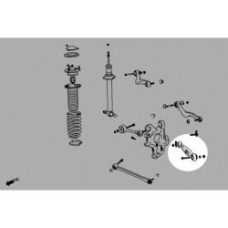LS 4th XF40 07–17 Lexus Rear Lower Kit carrossage Hardrace